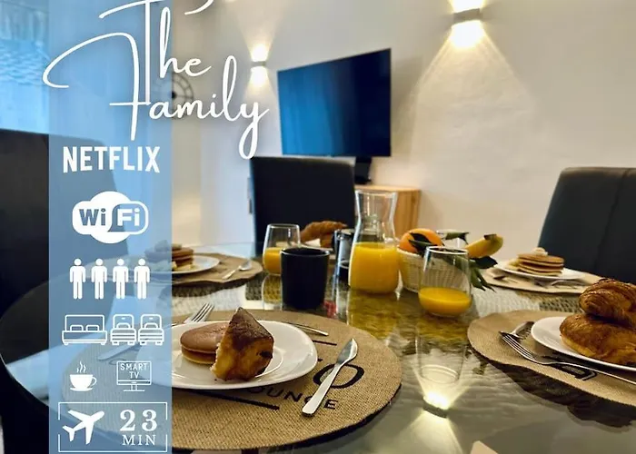 #the Family Moderne Et Charme Wifi - Tv 4per 아파트 뮐루즈